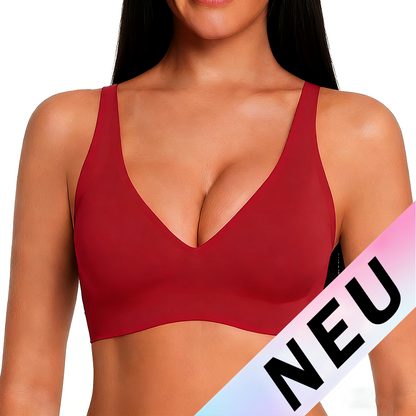 🔥 Nur für kurze Zeit! Damen Push-Up BH ohne Bügel (Deep-V) – Der unsichtbare & ultra-bequeme T-Shirt BH
